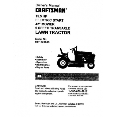 Craftman Lawn Mower Manual Download